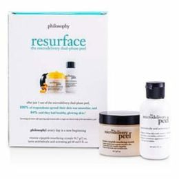 Philosophy The Microdelivery Peel: Lactic/salicylic Acid Activation Gel + Vitamin C Resurfacing Crystal  --2pcs For Women
