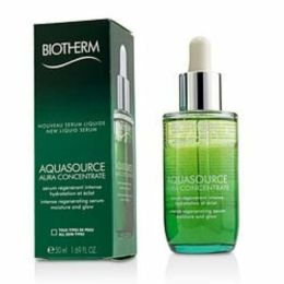 Biotherm Aquasource Aura Concentrate Intense Regenerating Serum - Suitable For Sensitive Skin  --50ml/1.69oz For Women