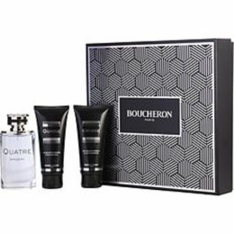 Boucheron Edt Spray 3.3 Oz & Aftershave 3.3 Oz & Shower Gel 3.3 Oz For Men