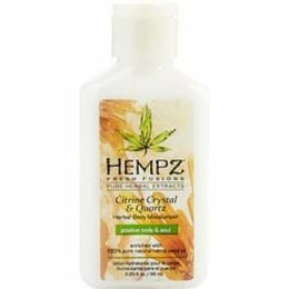 Hempz Fresh Fusions Citrine Crystal & Quartz Herbal Body Moisturizer 2.25 Oz For Anyone