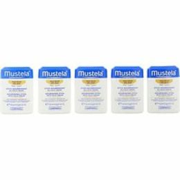 Mustela Nourishing Stick With Cold Cream (lips & Cheeks) Set - For Dry Skin --5 X 10.1ml/0.32oz For Women