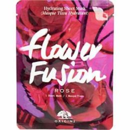 Origins Flower Fusion Rose Hydrating Sheet Mask --1pc For Women