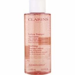 Clarins Soothing Toning Lotion With Chamomile & Saffron Flower Extracts - Very Dry Or Sensitive Skin  --400ml/13.5oz For Women